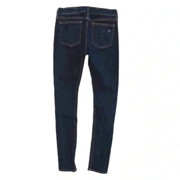 Rag & Bone Low Rise Heritage Colour Skinny Dark Wash Jeans Size 24 - Picture 4 of 11